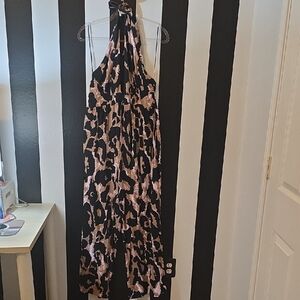 Diane Von Furstenberg Leopard Print Jumpsuit